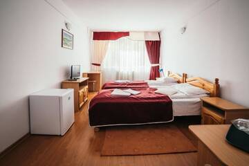 Фото номера Двухместный номер с 1 кроватью или 2 отдельными кроватями Отель Hotel Simeria г. Гура-Гуморулуй 7