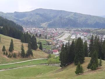 Фото номера Дом с 5 спальнями Дома для отпуска Bucovina Sky View г. Гура-Гуморулуй 67